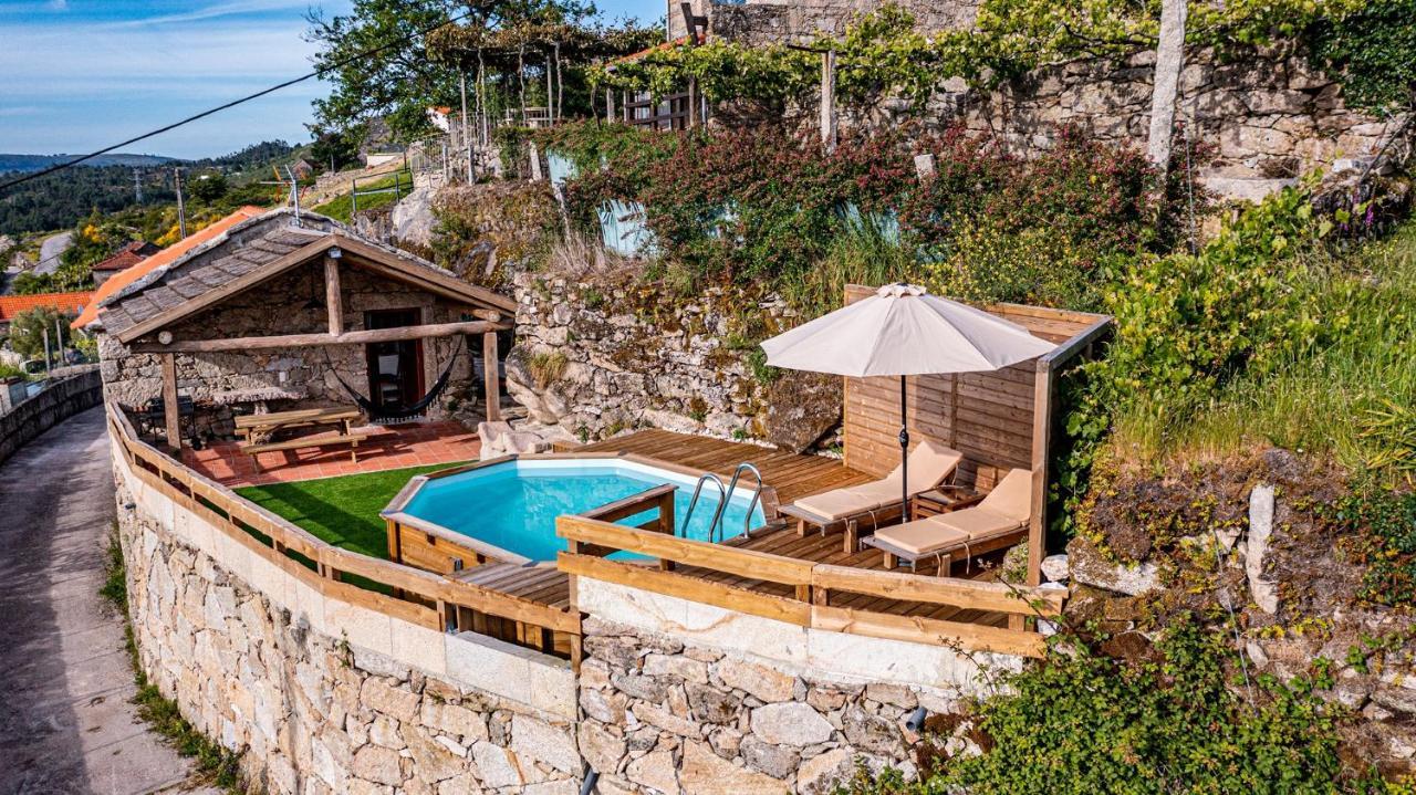 Chale Dos Penedos, Sossego E Piscina Privada Villa Monção Buitenkant foto
